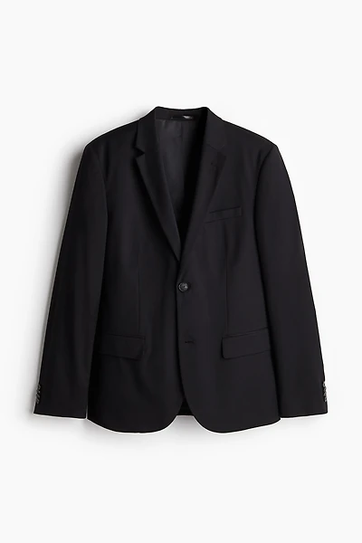 Skinny-Fit Single-Breasted Jacket