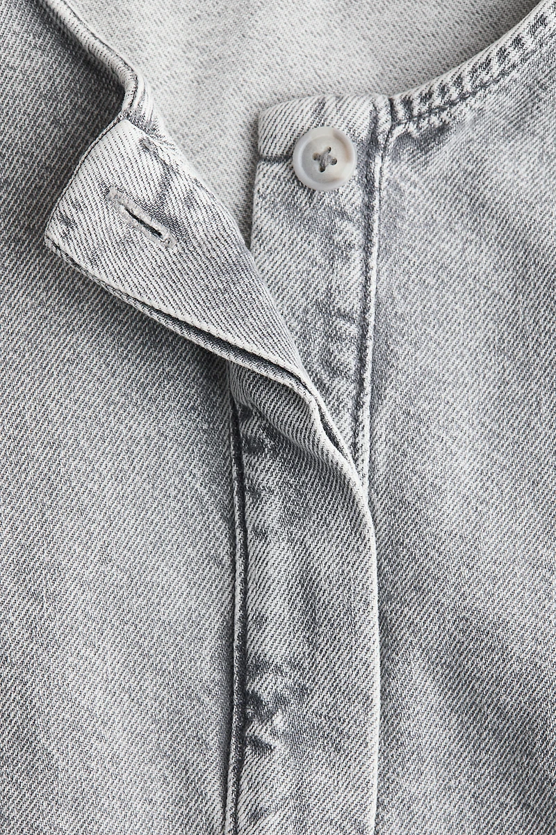 Veste à manches bouffantes en denim