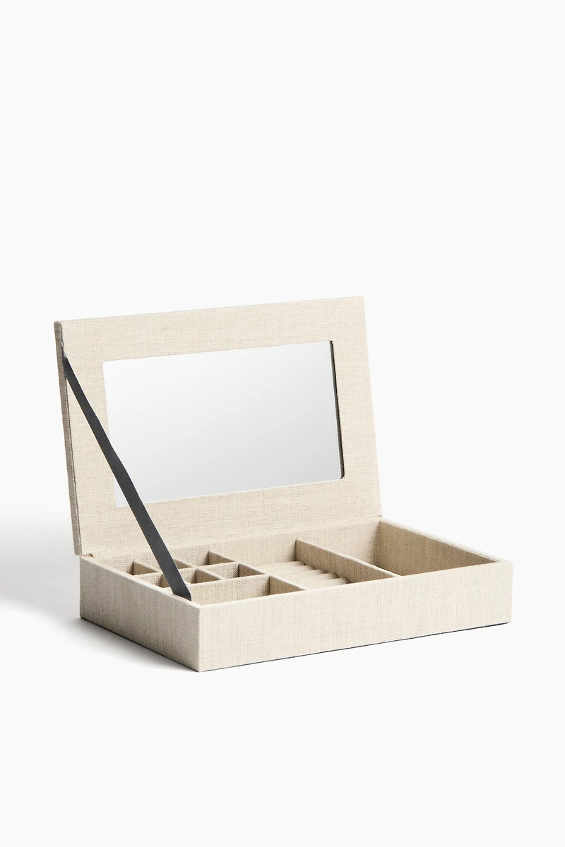 Linen Jewelry Box
