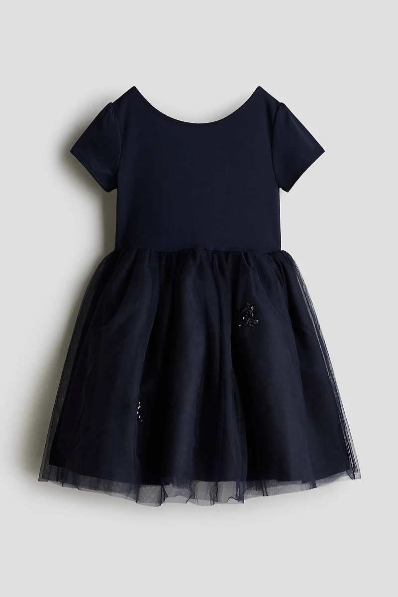 Dress with Flared Skirt