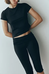 Jersey Capri Pants