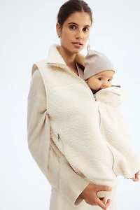 MAMA Before & After Babywearing Teddy Fleece Vest