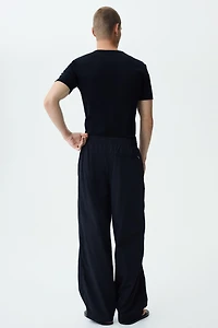 Pantalon de survêtement ample en nylon