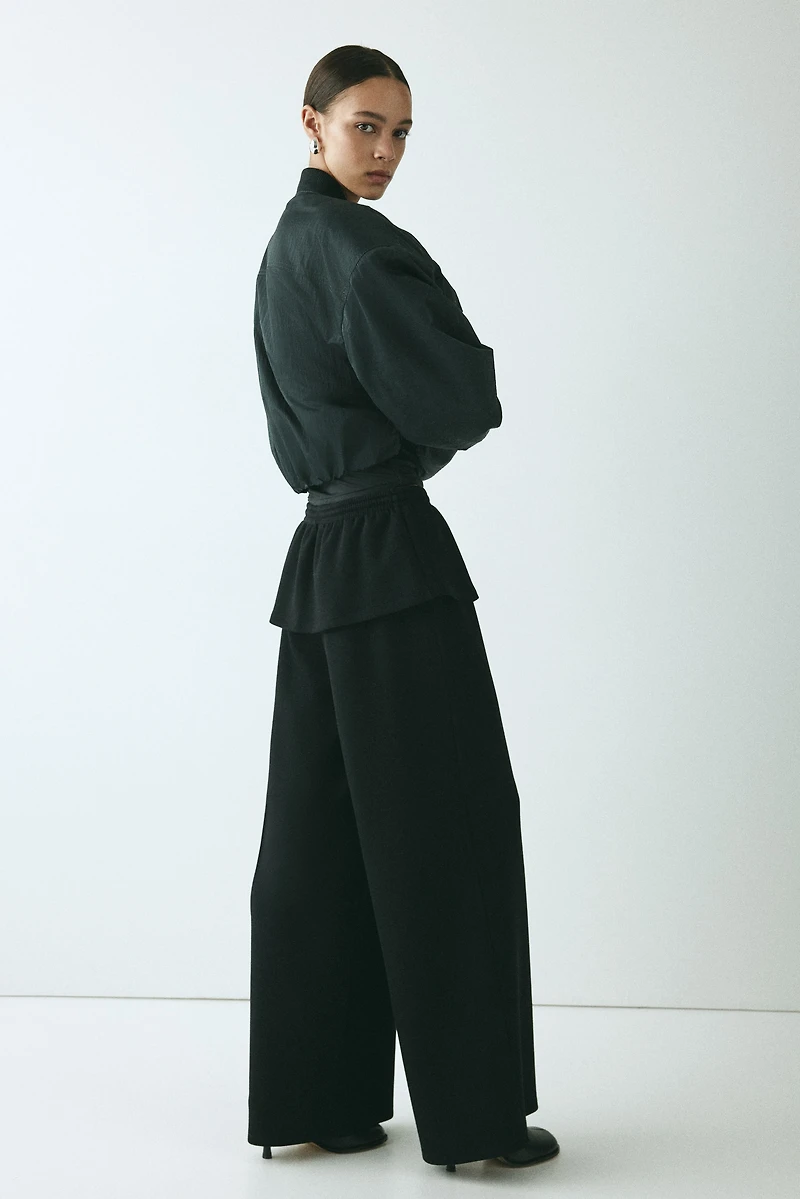 Scuba Pants with Layered Skirt