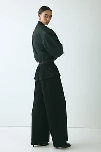 Scuba Pants with Layered Skirt