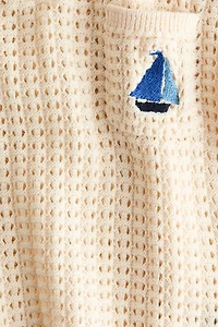 2-Piece Open-Knit Cotton Set