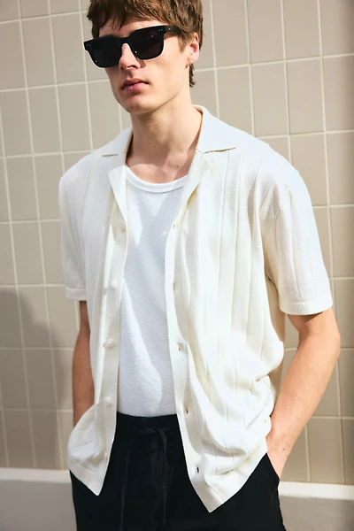 Regular-Fit Linen-Blend Resort Shirt
