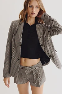 Mini short plissé devant