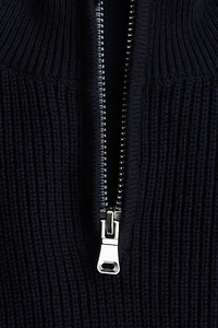 Half-Zip Cotton Sweater