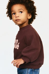 Embroidery-Detail Cotton Sweatshirt