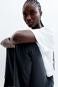 Flared Jersey Pants