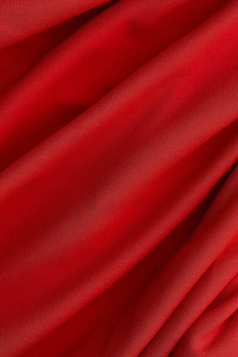 Draped One-Shoulder Top