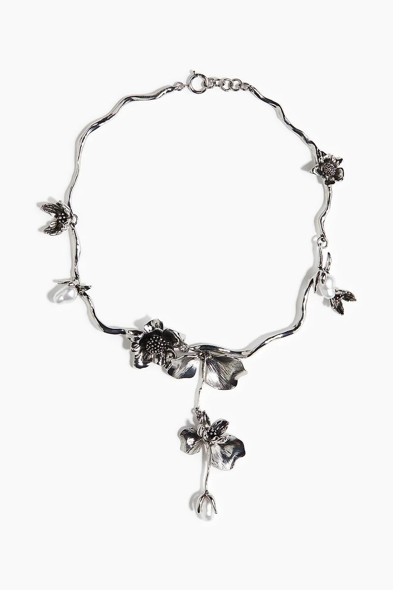 Flower-Detail Necklace