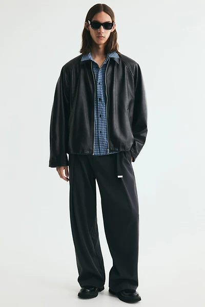 Coated Blouson Jacket