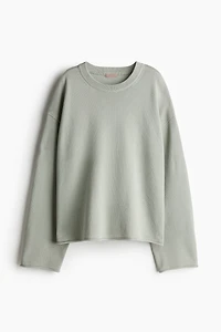 Roll-edge Sweater