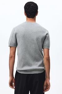 Slim-Fit Knit T-Shirt