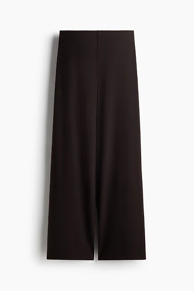 Wide-Leg Jersey Pants