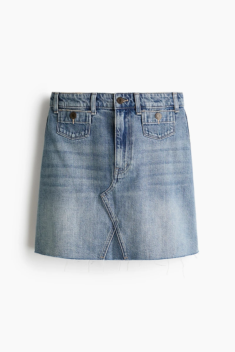 A-Line Denim Skirt