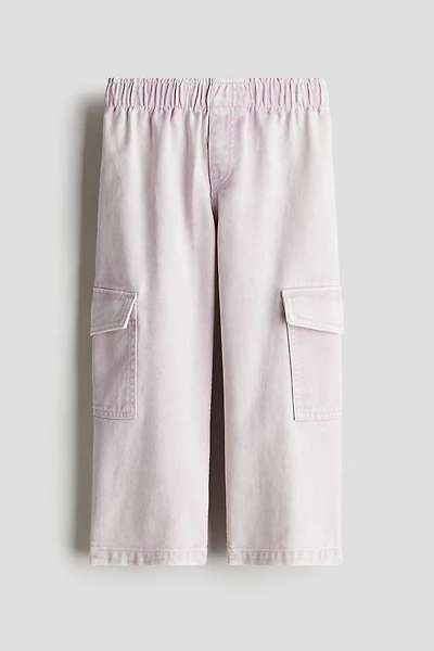 Wide-Leg Cargo Pants