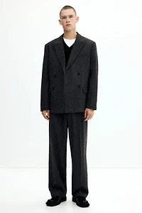 Relaxed-Fit Double-Breasted Jacket