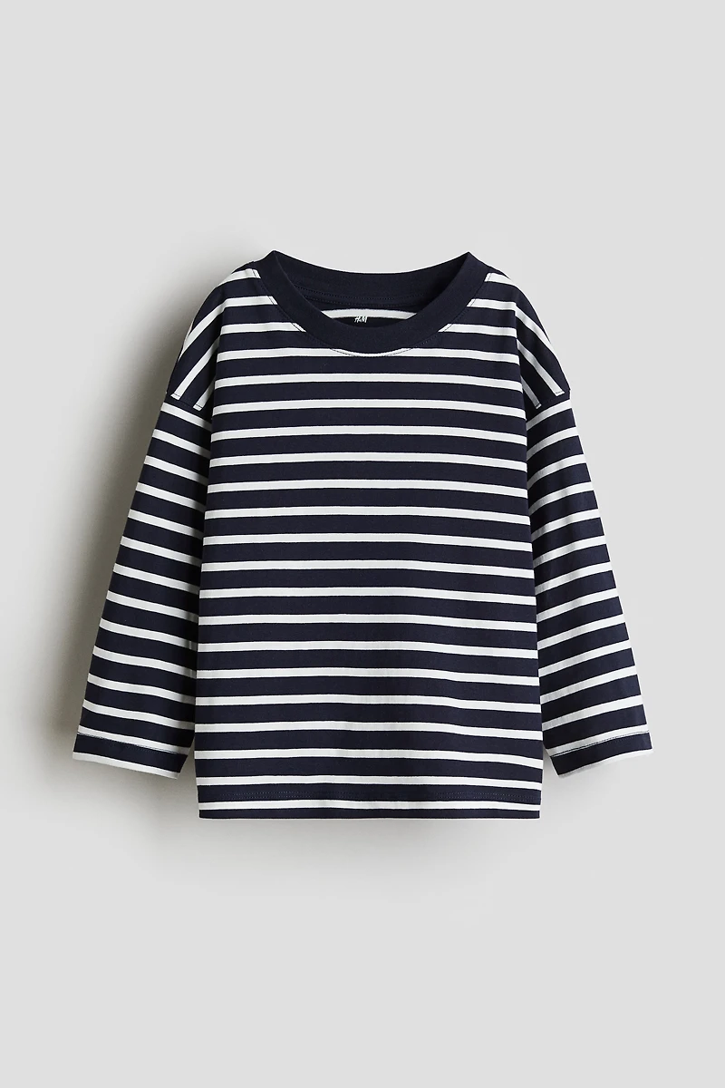 Long-Sleeved Cotton T-Shirt