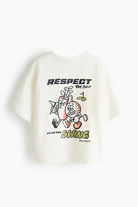 Relaxed-Fit Boxy Sports T-Shirt with DryMove™