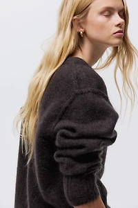 Mohair-Blend Cardigan