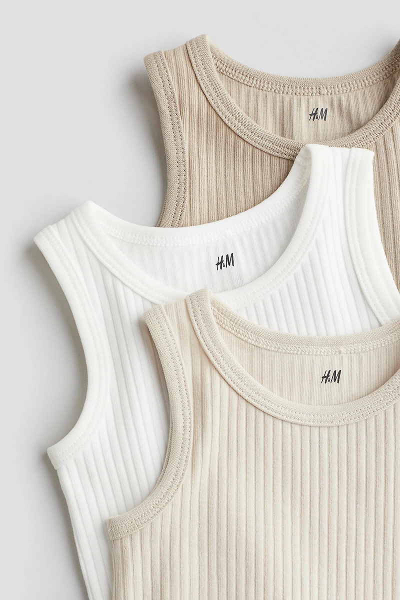 3-pack Sleeveless Bodysuits