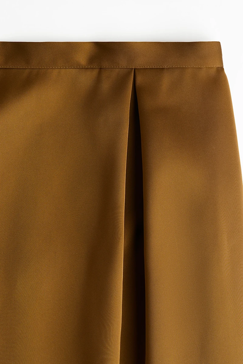 Jupe tulipe en satin