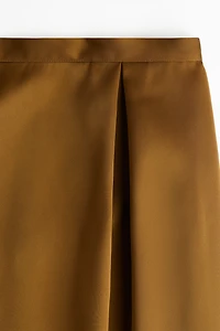 Jupe tulipe en satin