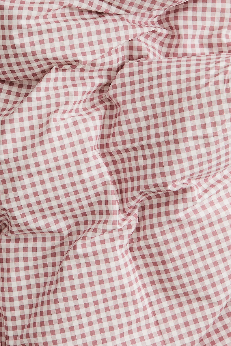 Patterned King/Queen Duvet Cover Set
