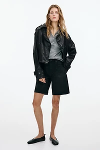 Denim Bermuda Shorts