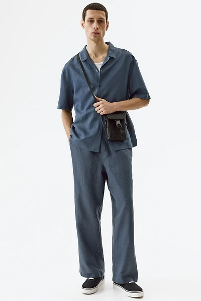 Loose-Fit Linen Pants