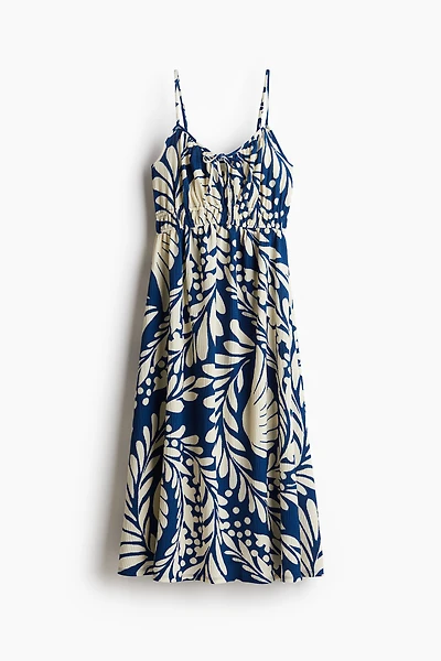 Crinkled Jersey Dress