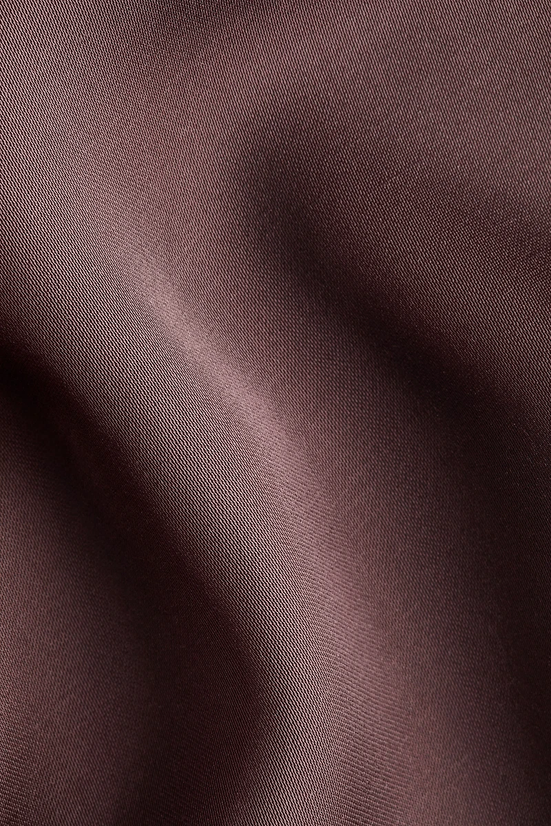 Jupe en sergé de satin