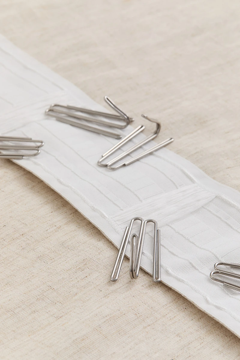 Lot de 1 rideau large en lyocell mélangé