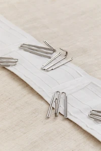 Lot de 1 rideau large en lyocell mélangé