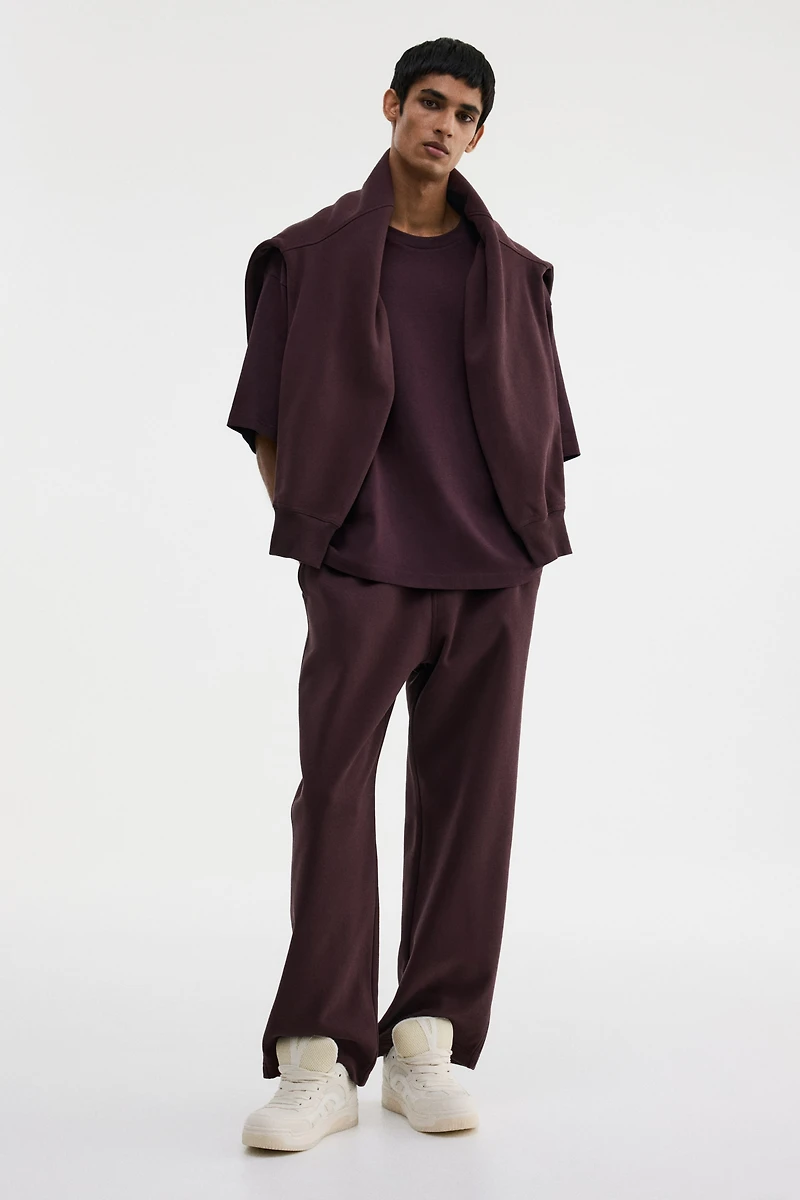 Pantalon en molleton ample