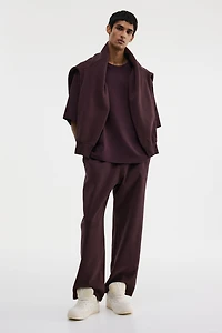 Pantalon en molleton ample