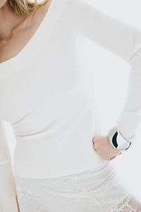 Haut à épaules dénudées