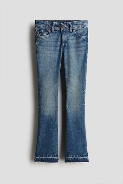 Flared Leg Low Jeans