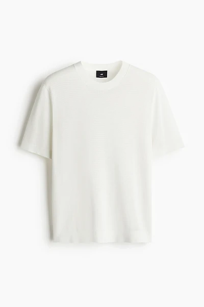 Regular Fit Hole-Knit T-Shirt