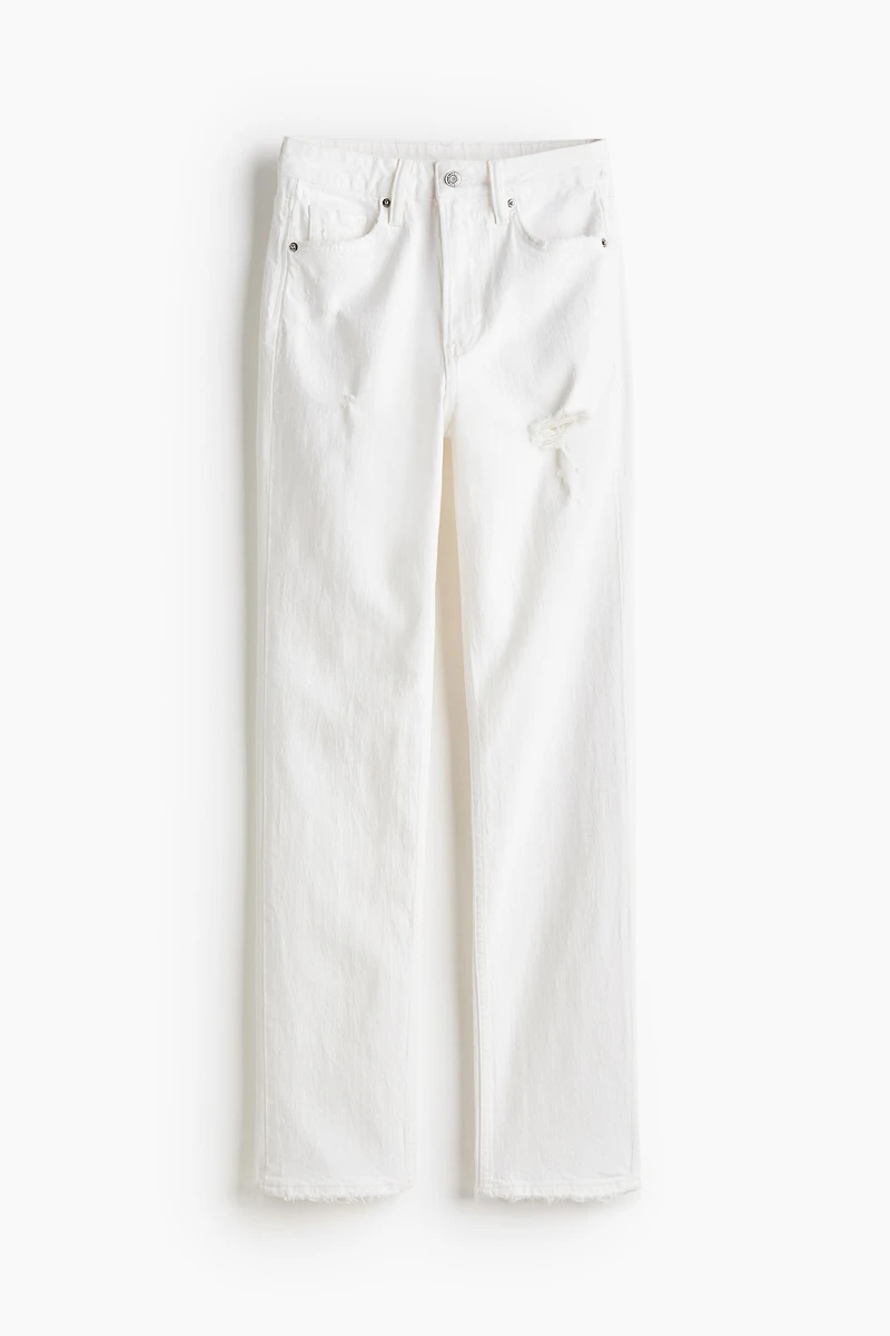 Jean droit Taille Amincie et Haute