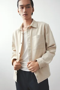 Regular-Fit Cotton Twill Overshirt
