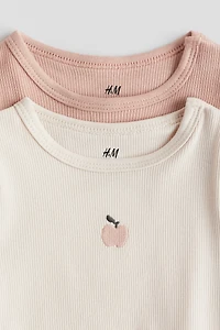 2-pack Long-sleeved Bodysuits