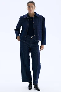 Twill Jacket with Collar