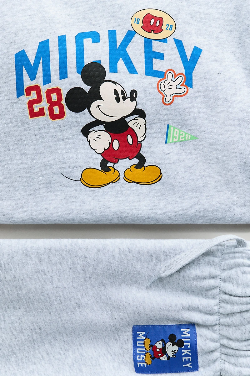 2-Piece Printed Sweatshirt and Joggers Set