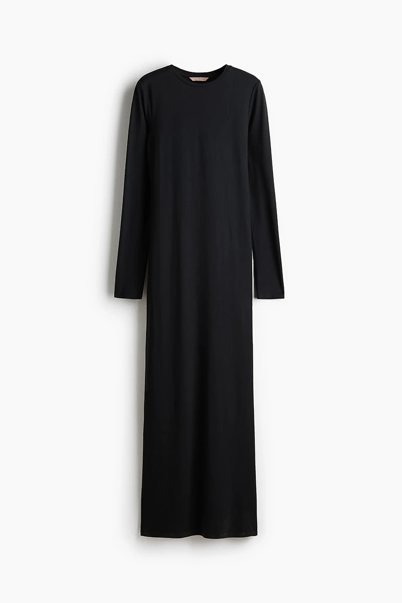 Robe en jersey brossé