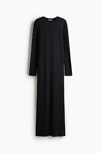 Robe en jersey brossé