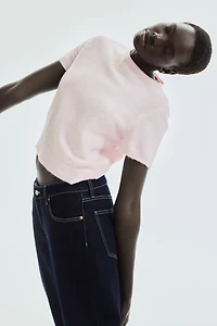 Fine-Knit T-Shirt